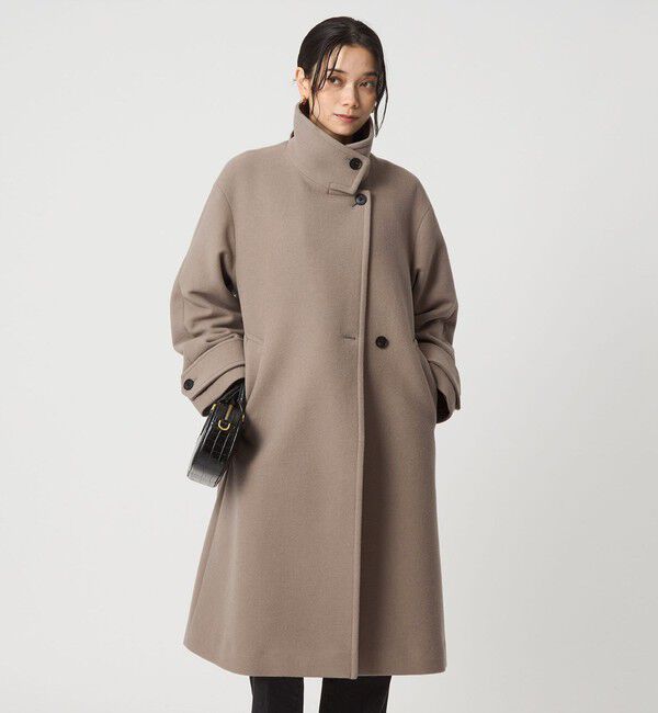 size SHORT/TALLあり］SENTDALE WOOL スタンドカラー ロング コート