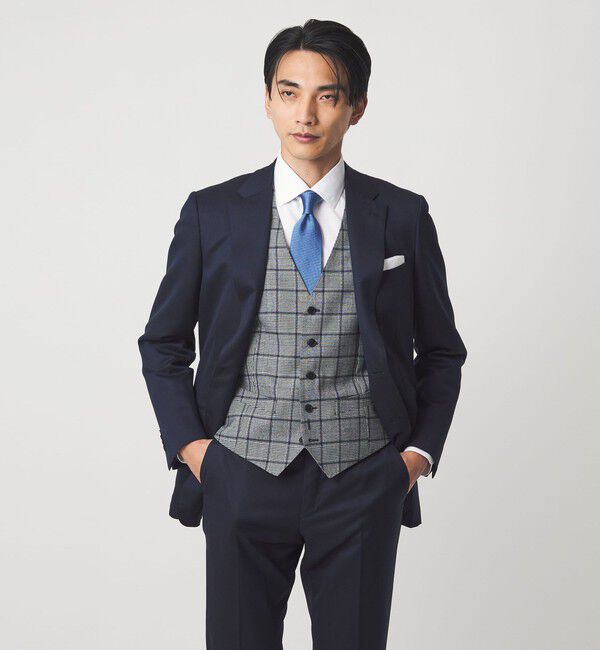 UNITED ARROWS green label relaxing「TW 柄 5B オッドベスト」|スーツ|