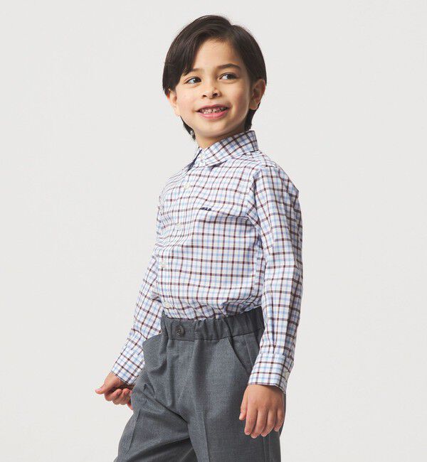 UNITED ARROWS green label relaxing「チェックシャツ / キッズ 110cm-130cm」|シャツ・ブラウス|