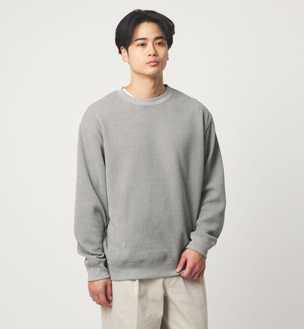 UNITED ARROWS green label relaxing「ツイル モール クルーネック カットソー」|Tシャツ・カットソー|