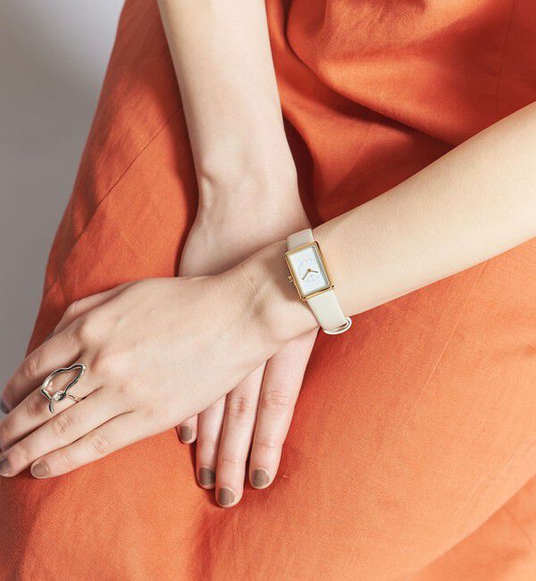 BEAUTY&YOUTH UNITED ARROWS「【別注】＜MAVEN WATCHES＞スクエア 18mmフェイス ウォッチ/腕時計」|クロック・置時計|OFF WHITE