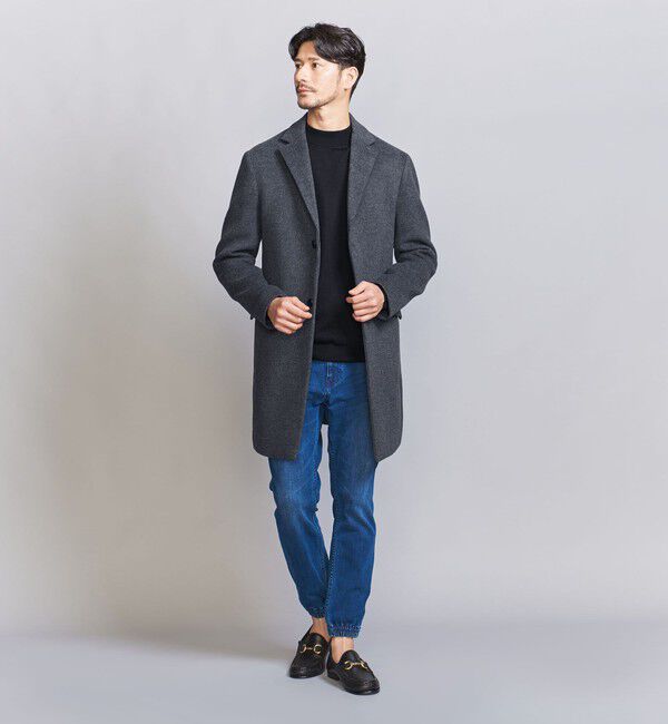 BEAUTY&YOUTH UNITED ARROWS「【WEB限定 WARDROBE SMART】PE メルトン チェスターコート」|チェスターコート|