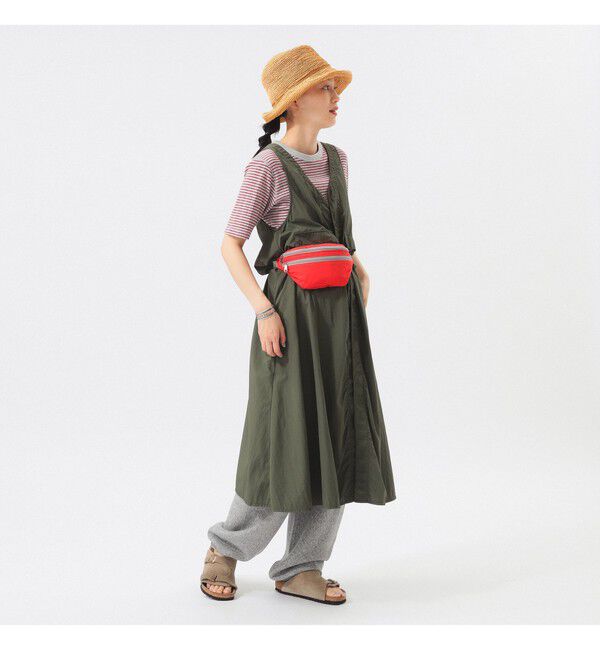 BEAMSBOY「ナイロン タッサー C-1 ノースリーブ ワンピース」|ワンピース|