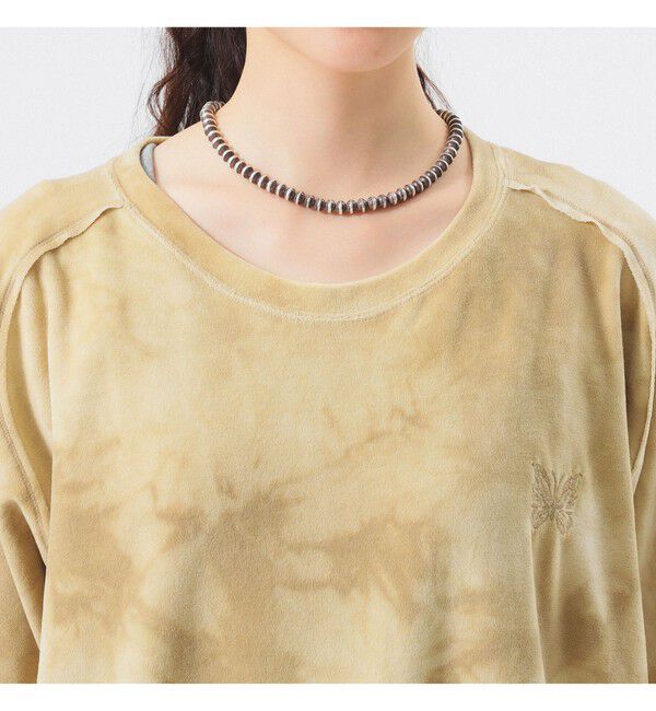 BEAMSBOY「【別注】NEEDLES / ベロア Uネック Tシャツ」|Tシャツ・カットソー|