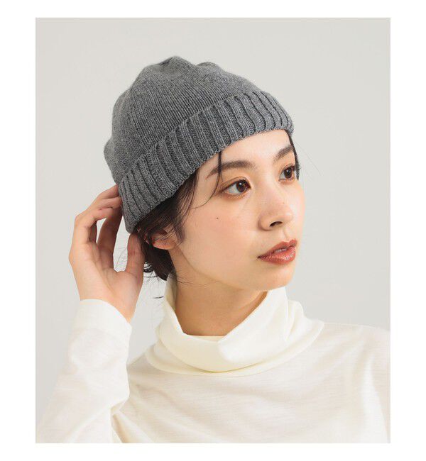 Demi-Luxe BEAMS 「GRILLO / カシミヤ混 ビーニー」|ハット|GREY