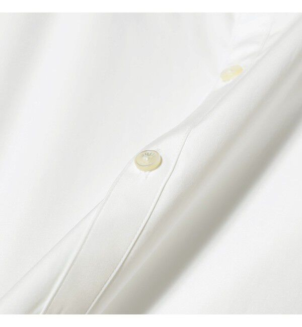 Demi-Luxe BEAMS 「TICCA / ノーカラー ビブヨーク シャツ」|シャツ・ブラウス|