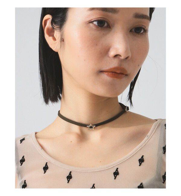 Ray BEAMS 「フェイク スエード チョーカー」|その他|KHAKI