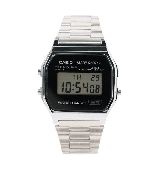 BEAMS「CASIO / デジタル ウォッチ シルバー A158WEA-1JF」|腕時計|SILVER