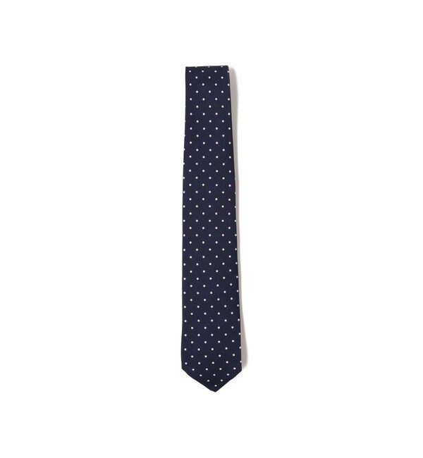 BEAMS PLUS「BEAMS PLUS / Silk Tie Dot Print」|ネクタイ・蝶ネクタイ|Navy_Medium