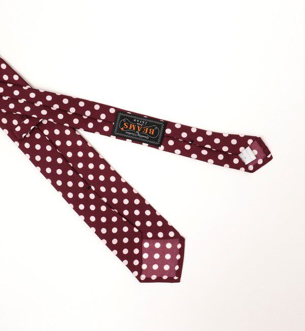BEAMS PLUS「BEAMS PLUS / Silk Tie Dot Print」|ネクタイ・蝶ネクタイ|