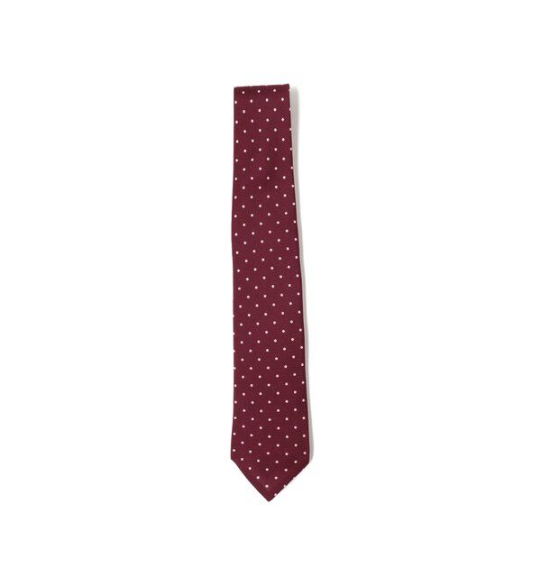 BEAMS PLUS「BEAMS PLUS / Silk Tie Dot Print」|ネクタイ・蝶ネクタイ|Wine_Medium