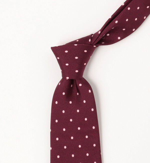 BEAMS PLUS「BEAMS PLUS / Silk Tie Dot Print」|ネクタイ・蝶ネクタイ|