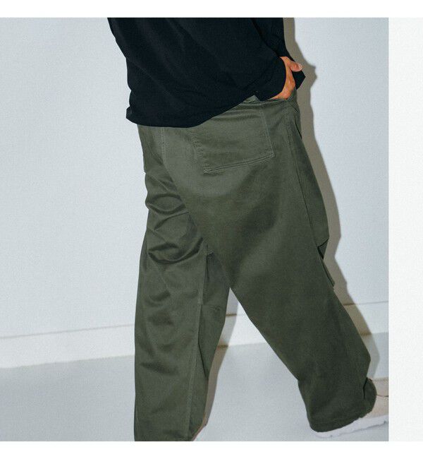 BEAMS「ブラッシュ オーバーパンツ」|チノ|