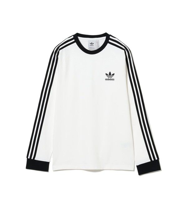 BEAMS「adidas / アディカラー クラシックス スリーストライプス ロングスリーブ Tシャツ」|Tシャツ・カットソー|WHITE