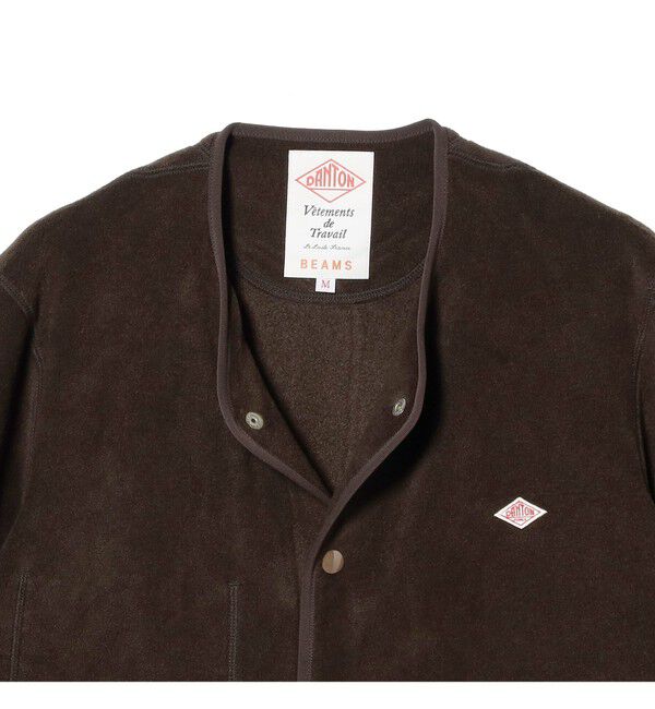 BEAMS「【別注】DANTON / フリース ジャケット」|ブルゾン・スタジャン|