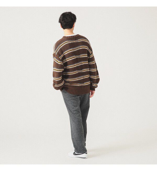 BEAMS「【別注】Gramicci / ボンディング ニット フリースパンツ」|チノ|