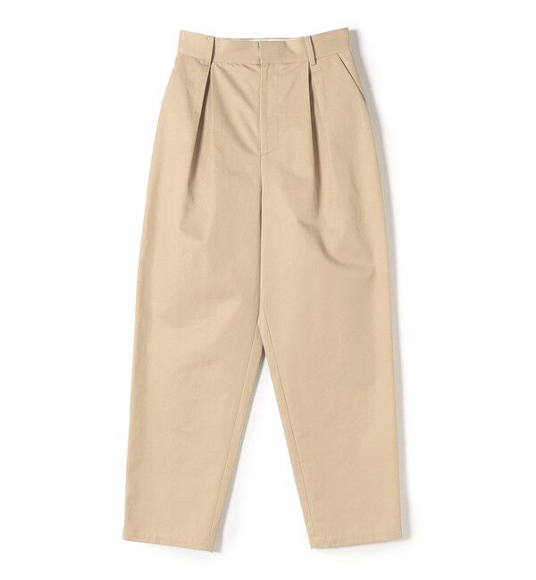 SHIPS for women「〈手洗い可能〉綿 ギャバ マーベルト タック パンツ◇」|その他|