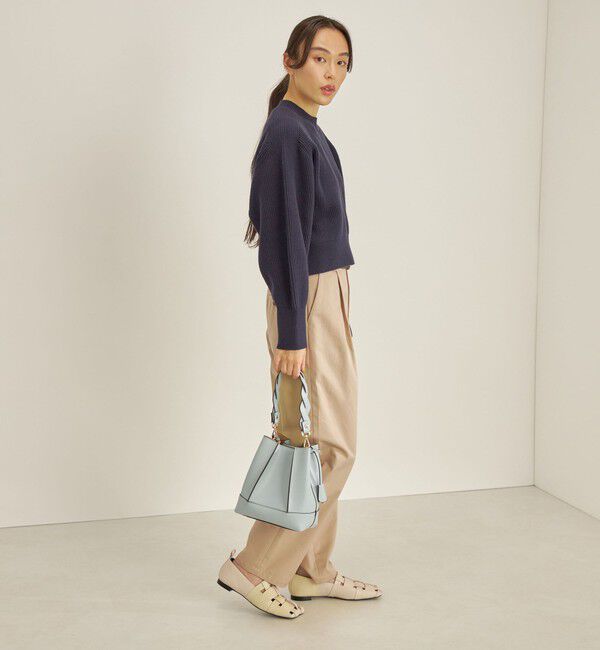 SHIPS for women「〈手洗い可能〉綿 ギャバ マーベルト タック パンツ◇」|その他|