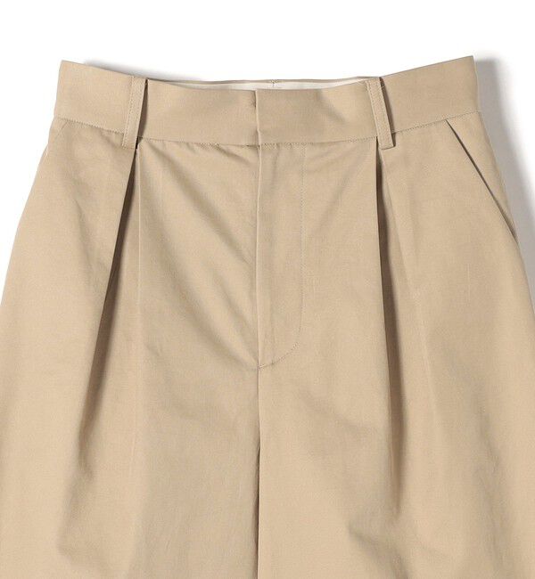 SHIPS for women「〈手洗い可能〉綿 ギャバ マーベルト タック パンツ◇」|その他|