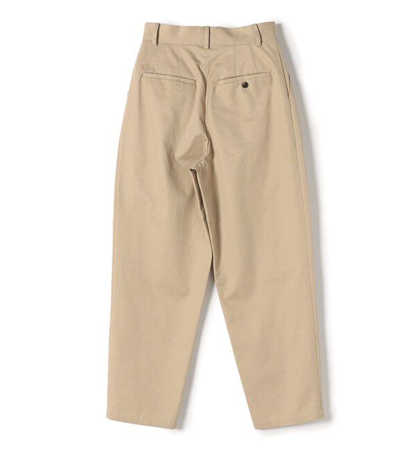 SHIPS for women「〈手洗い可能〉綿 ギャバ マーベルト タック パンツ◇」|その他|