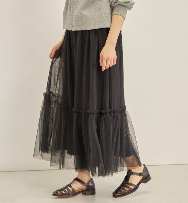 SHIPS for women「〈手洗い可能〉チュール スカート◇」|スカート|