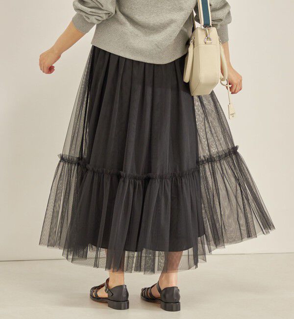 SHIPS for women「〈手洗い可能〉チュール スカート◇」|スカート|