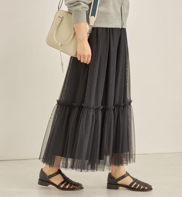 SHIPS for women「〈手洗い可能〉チュール スカート◇」|スカート|