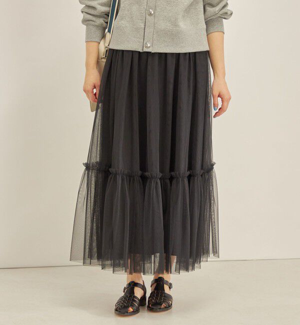 SHIPS for women「〈手洗い可能〉チュール スカート◇」|スカート|