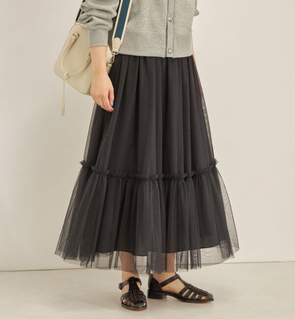 SHIPS for women「〈手洗い可能〉チュール スカート◇」|スカート|