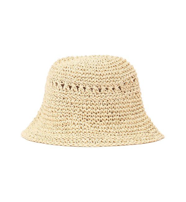 SHIPS any「SHIPS any: 透かし編み ベル ハット」|ハット|