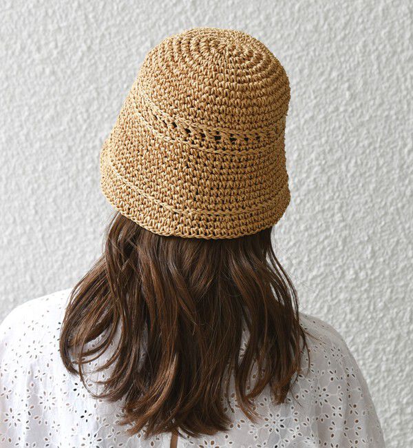 SHIPS any「SHIPS any: 透かし編み ベル ハット」|ハット|