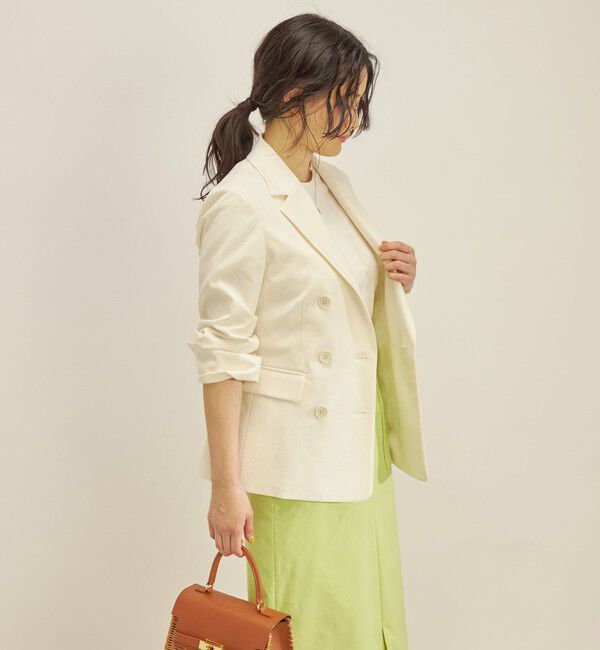 SHIPS for women「コットン リネン オックス ダブル ジャケット」|その他|