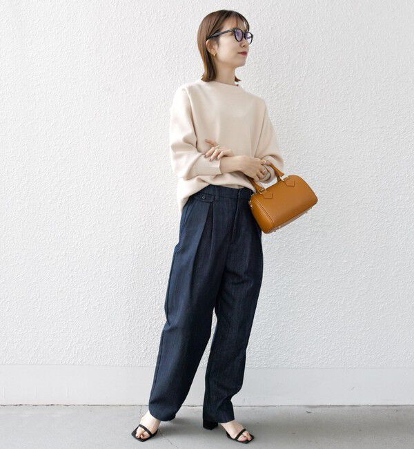 SHIPS any「SHIPS any:〈手洗い可能〉ミラノリブ スタンドネック プルオーバー」|ニット・セーター|