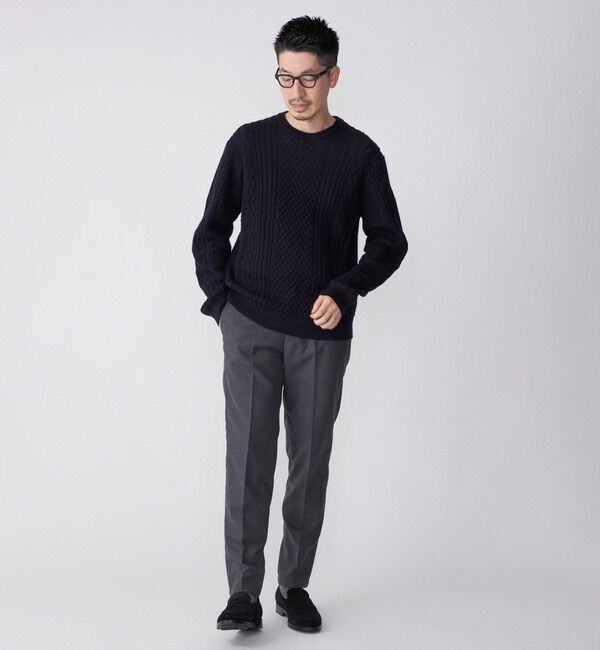 SHIPS「SHIPS: サキソニー ソロテックス ノープリーツ パンツ」|チノ|