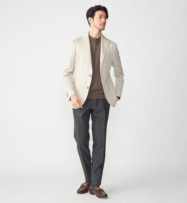 SHIPS「SHIPS: 〈手洗い可能〉ラミー ジャージー ジャケット」|テーラードジャケット|