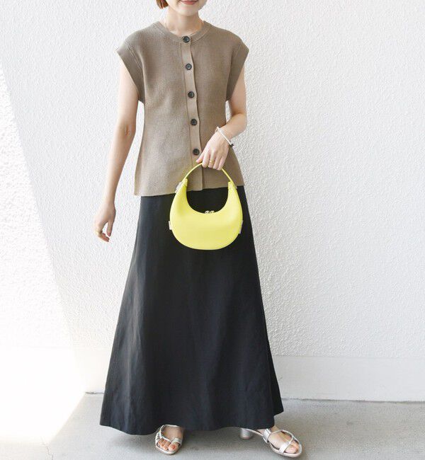 SHIPS for women「〈手洗い可能〉ギマ コットン Aライン シルエット ベスト」|ベスト・ジレ|