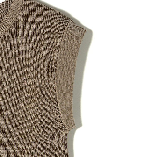 SHIPS for women「〈手洗い可能〉ギマ コットン Aライン シルエット ベスト」|ベスト・ジレ|