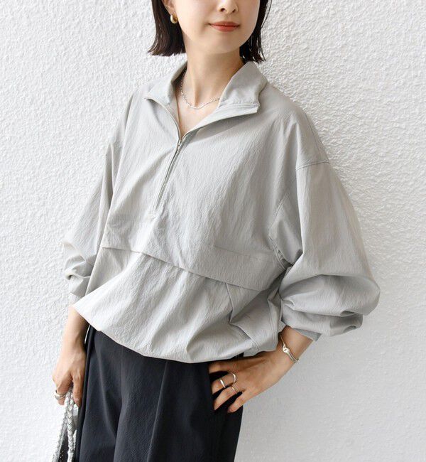 SHIPS for women「〈手洗い可能〉ハーフ ジップ アノラック」|その他|