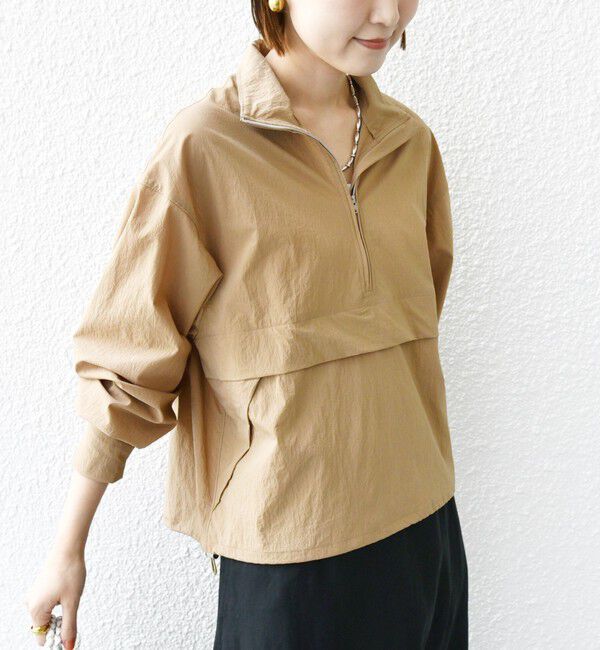 SHIPS for women「〈手洗い可能〉ハーフ ジップ アノラック」|その他|