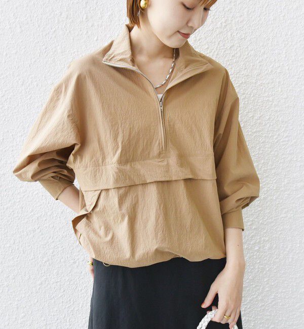 SHIPS for women「〈手洗い可能〉ハーフ ジップ アノラック」|その他|