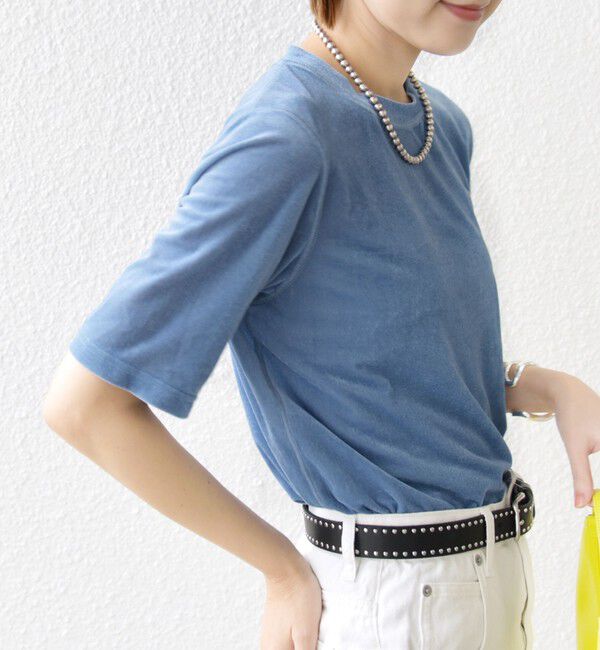 SHIPS for women「〈手洗い可能〉シアー ショートスリーブ プルオーバー」|Tシャツ・カットソー|