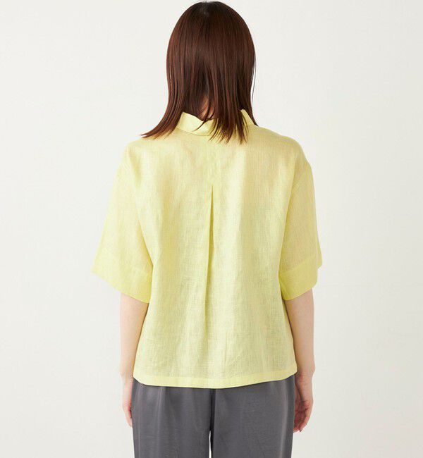 SHIPS Colors 「SHIPS Colors: 〈手洗い可能〉リネン ボクシー シャツ2◇」|シャツ・ブラウス|