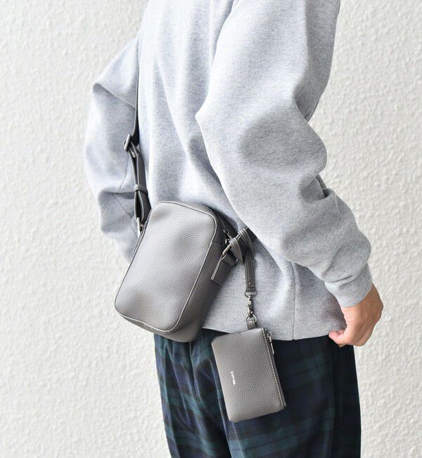 SHIPS any「SHIPS any: スプリット レザー ミニ ショルダーバッグ (カードケース付き)◇」|ショルダー・メッセンジャー|