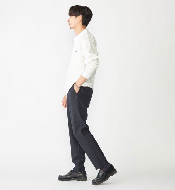 SHIPS「【WEB限定】SHIPS:〈抗菌・防臭〉ワンポイント ロゴ バーズアイ ロングスリーブ ポロシャツ」|ポロシャツ|