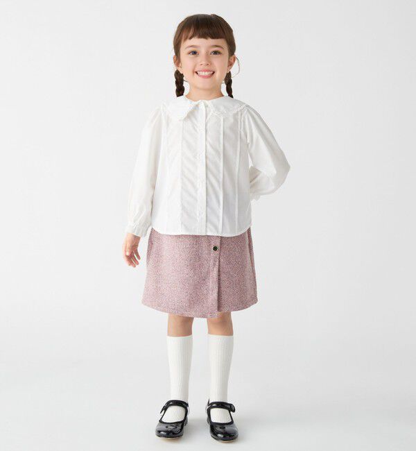 SHIPS Colors 「SHIPS Colors:110～130cm /〈洗濯機可能〉オケージョン ブラウス」|シャツ・ブラウス|