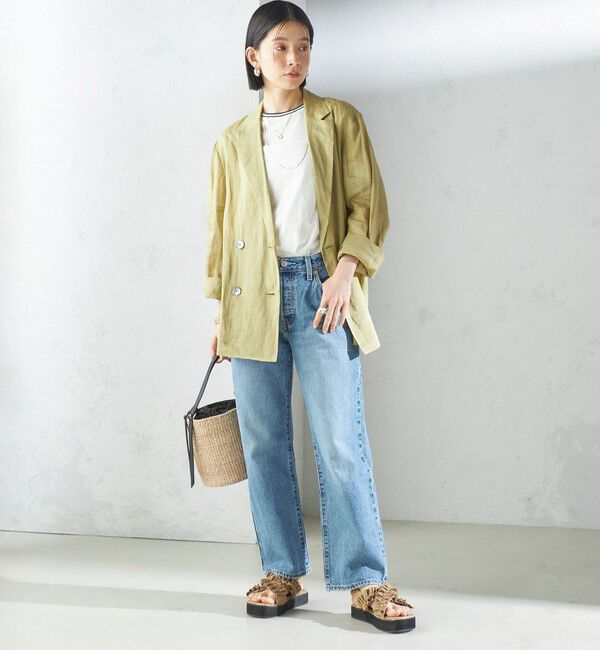 SHIPS for women「【WEB限定】クロス フリル プラット フォーム サンダル」|サンダル|