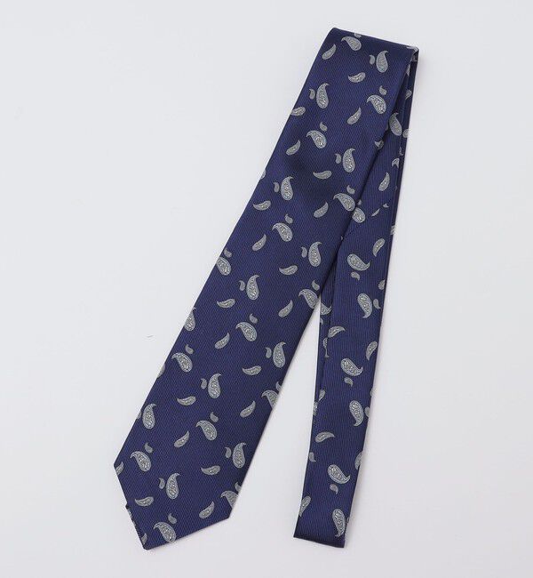 SHIPS Colors 「SHIPS Colors:日本製 シルク ペイズリー ネクタイ」|ネクタイ・蝶ネクタイ|ネイビー