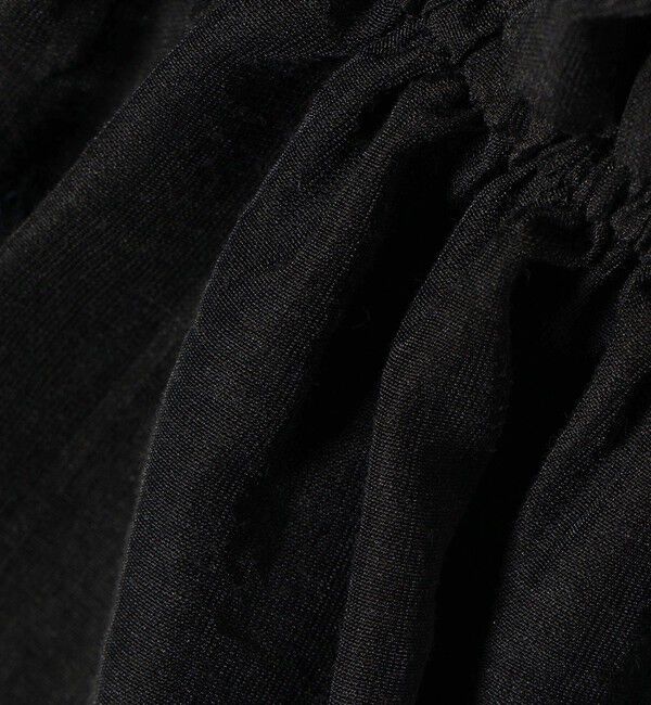 SHIPS for women「〈手洗い可能〉シルク混 シャイニー フリル スリーブ ブラウス」|シャツ・ブラウス|