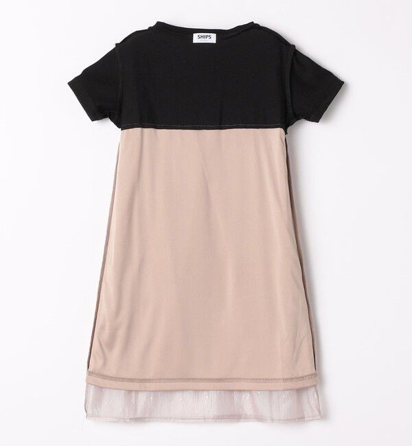 SHIPS Colors 「SHIPS Colors:100～140cm /〈洗濯機可能〉グリッター ドット ワンピース」|ワンピース|