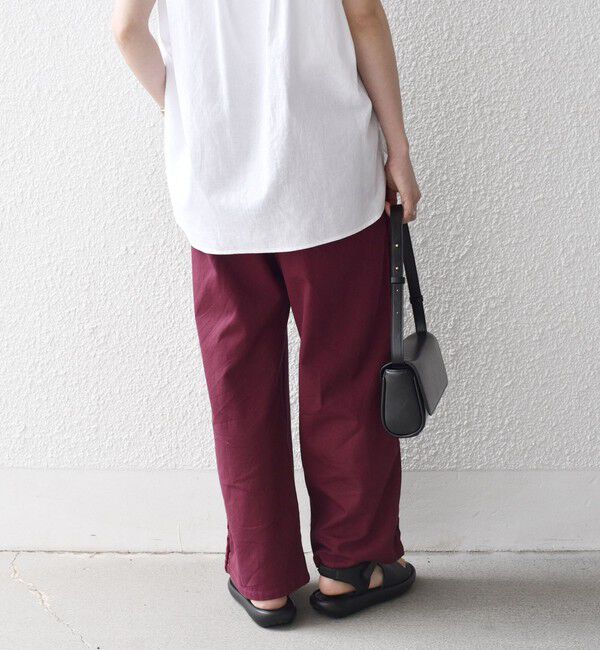 SHIPS any「bon_meur:〈手洗い可能〉ブレイド ロープ デザイン タッセル ワイド パンツ」|その他|